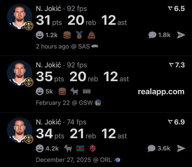 约基奇三双引领掘金逆转马刺 西部争冠格局再变