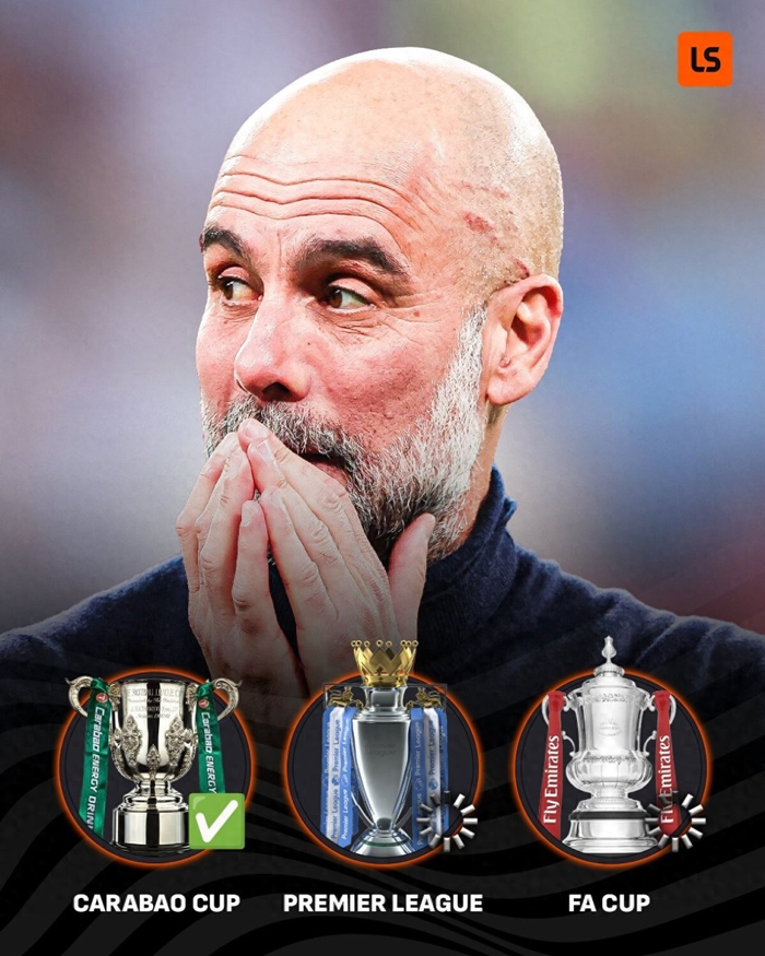 曼城欧冠出局后英超登顶 足总杯三冠王悬念待解